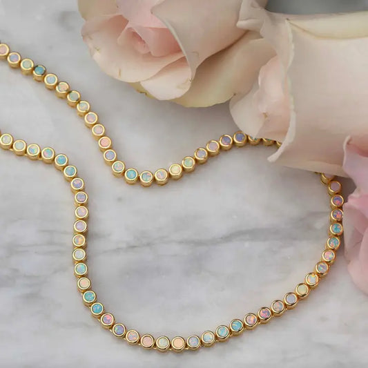 Opal Ombre Tennis Nekcklace